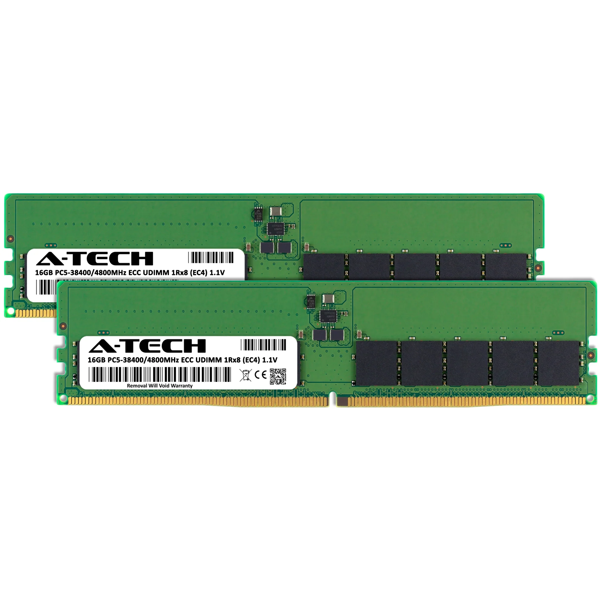 ASRock Rack AM5D4ID-2L+/BCM Memory RAM | 32GB Kit (2x16GB) 1Rx8 DDR5 4800MHz (PC5-38400) EC4 ECC UDIMM - Image 2
