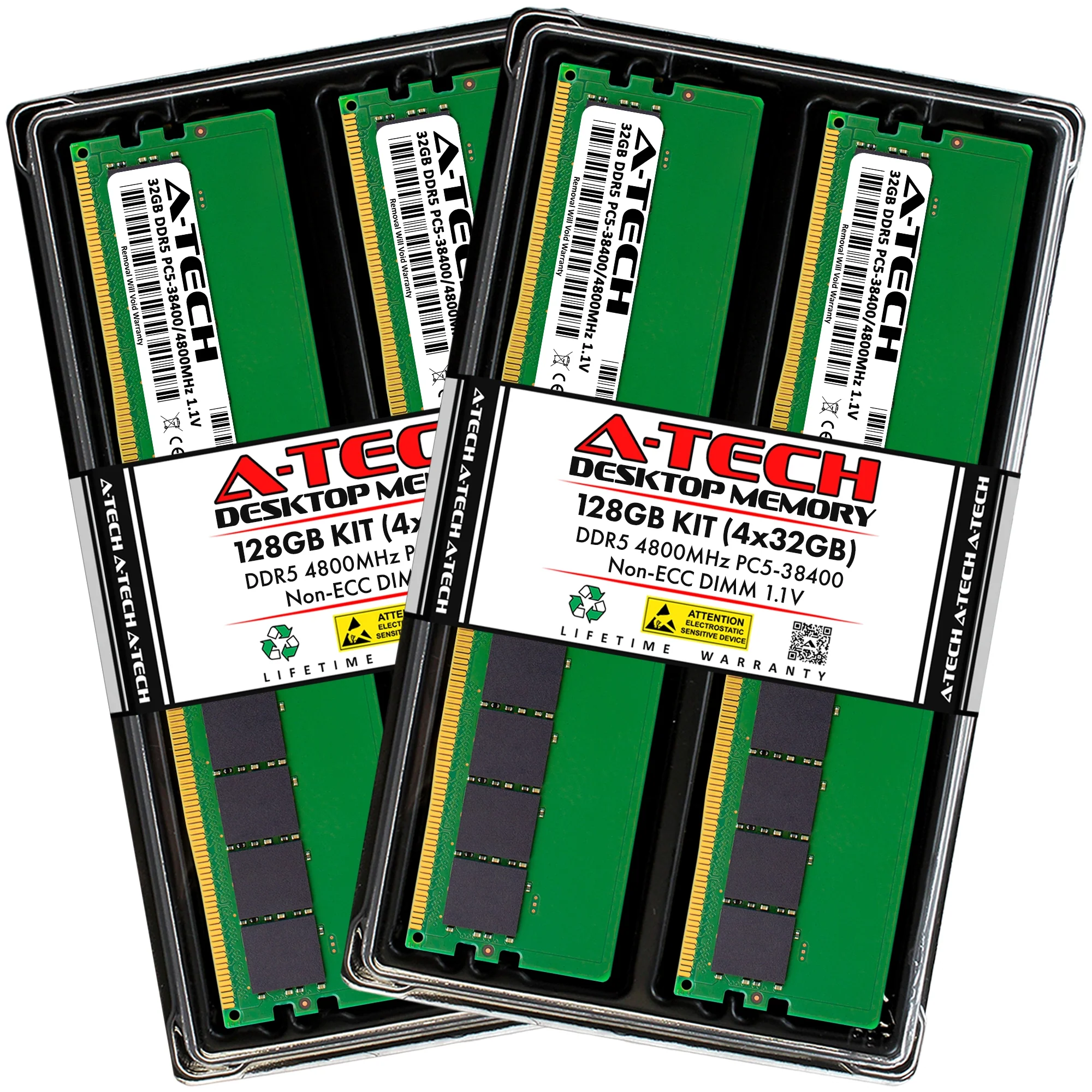 ASRock Rack B650D4U-2L2T/BCM Memory RAM | 128GB Kit (4x32GB)  DDR5 4800MHz (PC5-38400) Non-ECC DIMM