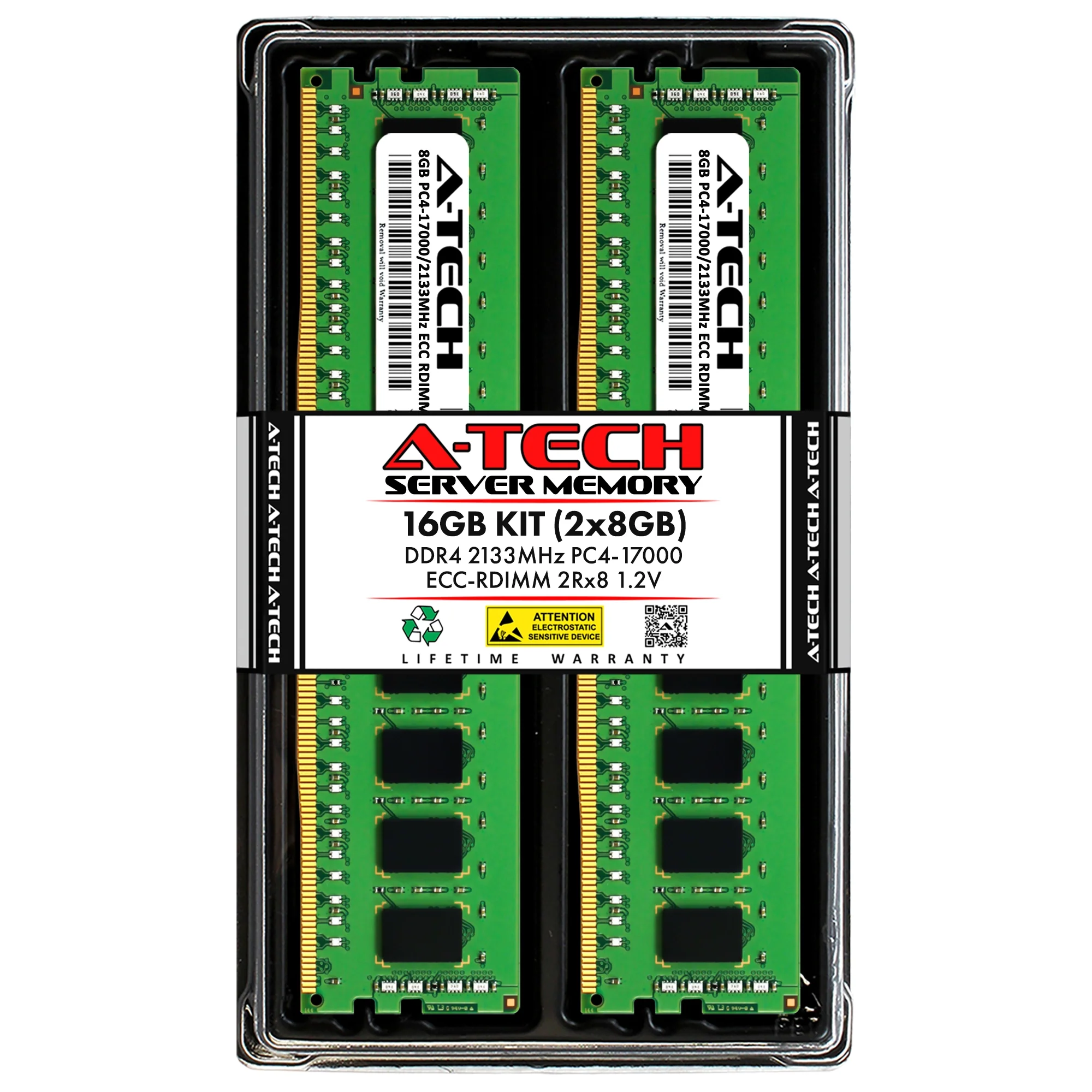 ASRock Rack D1521D4I Memory RAM | 16GB Kit (2x8GB) 2Rx8 DDR4 2133MHz (PC4-17000) RDIMM