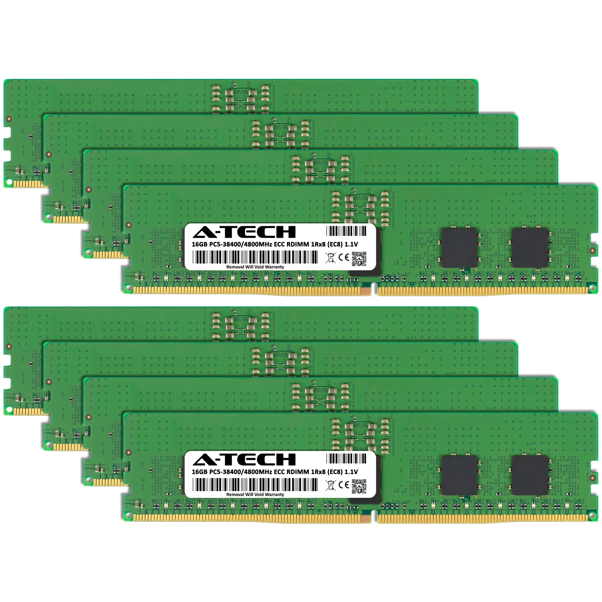ASRock Rack SP2C741D16HM3 Memory RAM | 128GB Kit (8x16GB) 1Rx8 DDR5 4800MHz (PC5-38400) EC8 RDIMM - Image 2
