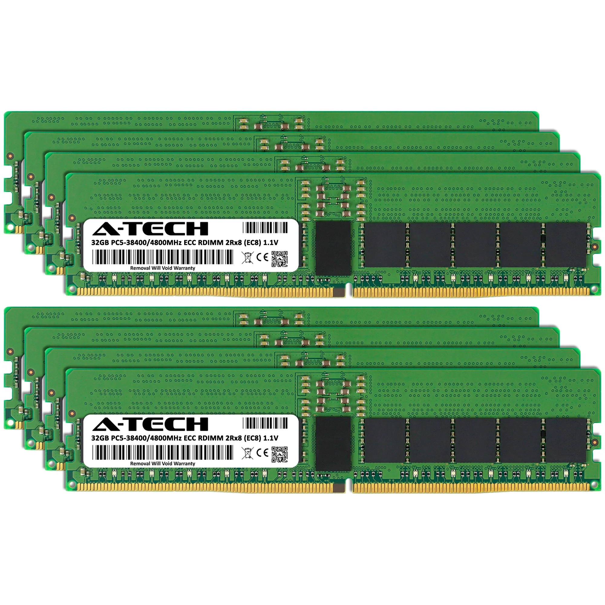 ASRock Rack SP2C741D16HM3 Memory RAM | 256GB Kit (8x32GB) 2Rx8 DDR5 4800MHz (PC5-38400) EC8 RDIMM - Image 2