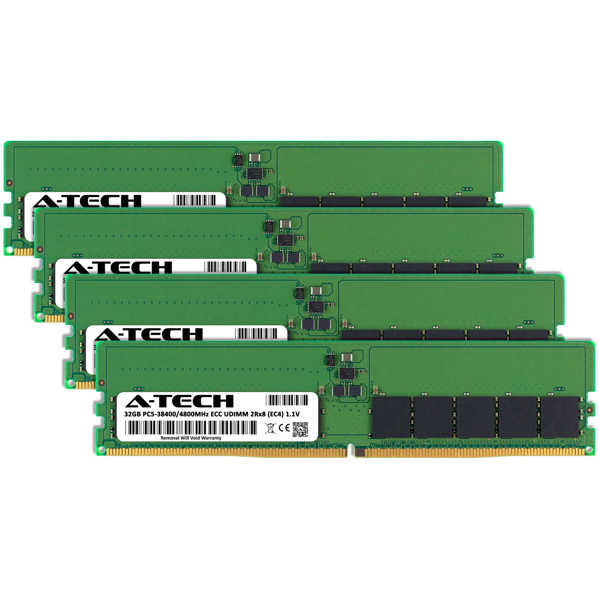 ASRock Rack W680D4U Memory RAM | 128GB Kit (4x32GB) 2Rx8 DDR5 4800MHz (PC5-38400) EC4 ECC UDIMM - Image 2