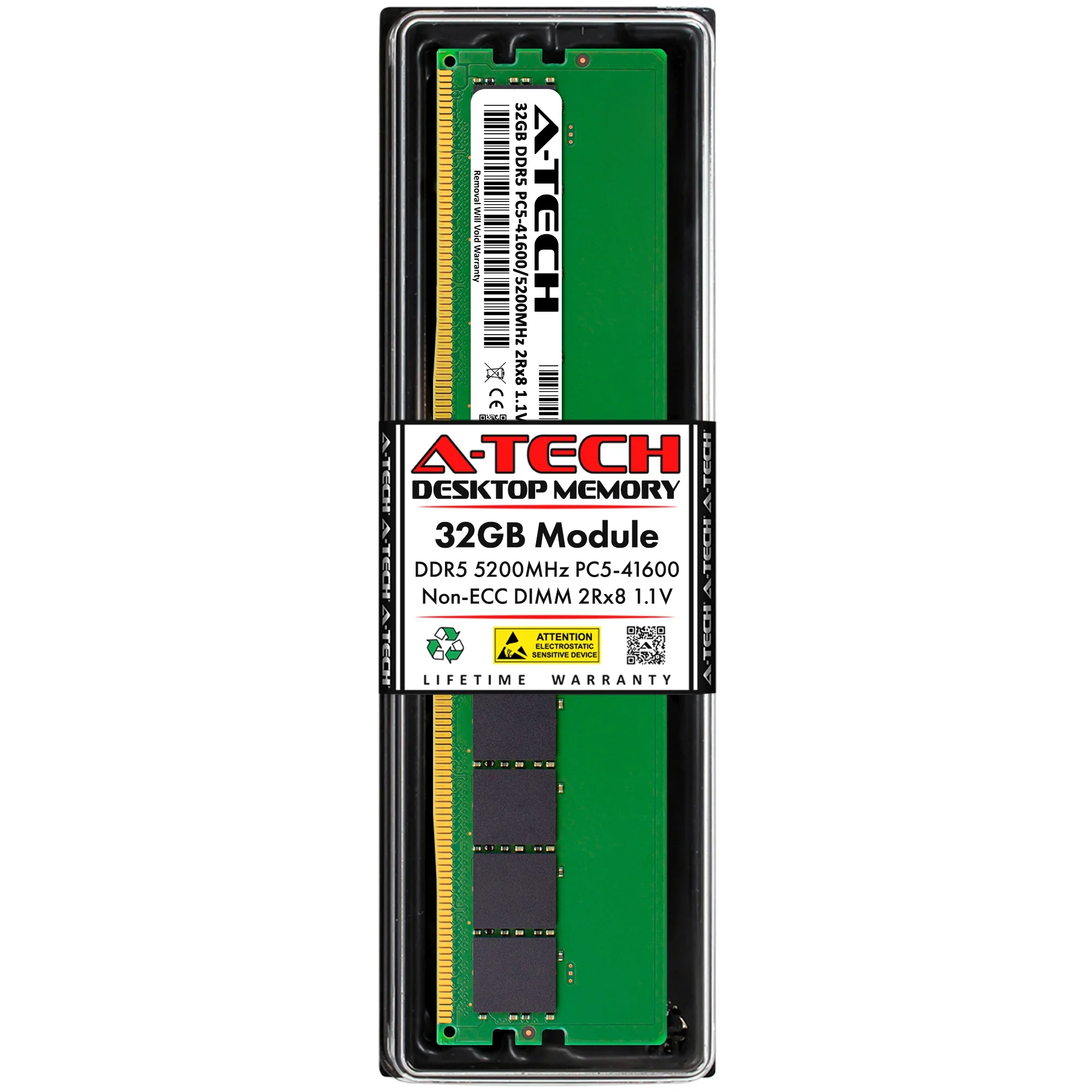 G.Skill F5-5200J4040A32GX2-RS5K Equivalent 32GB PC5-41600 DIMM Memory RAM