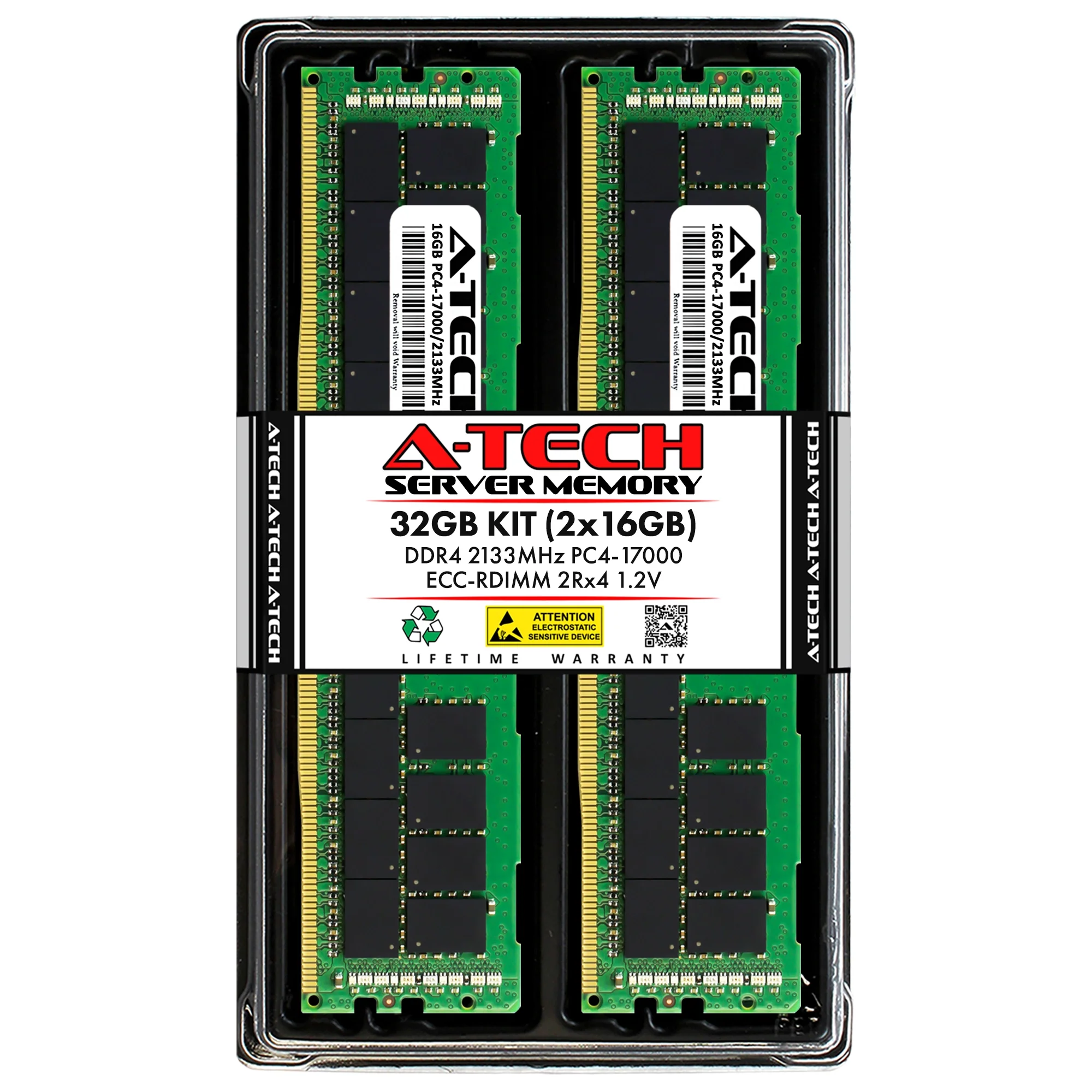 GIGABYTE MD80-TM1 Memory RAM | 32GB Kit (2x16GB) 2Rx4 DDR4 2133MHz (PC4-17000) RDIMM