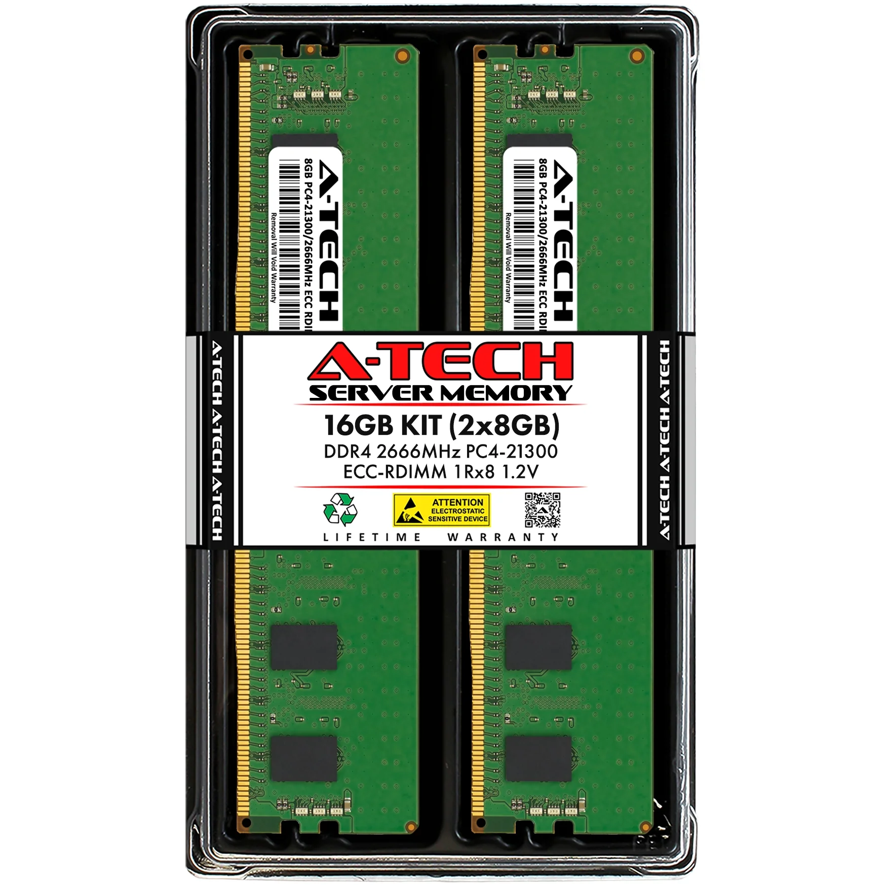 GIGABYTE R280-G2O Memory RAM | 16GB Kit (2x8GB) 1Rx8 DDR4 2666MHz (PC4-21300) RDIMM