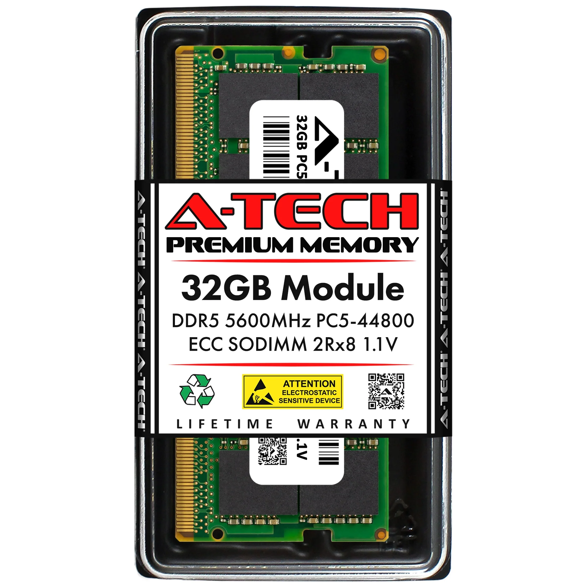 Hynix HMCG88AGBAA095N Equivalent 32GB PC5-44800 ECC SODIMM Memory RAM