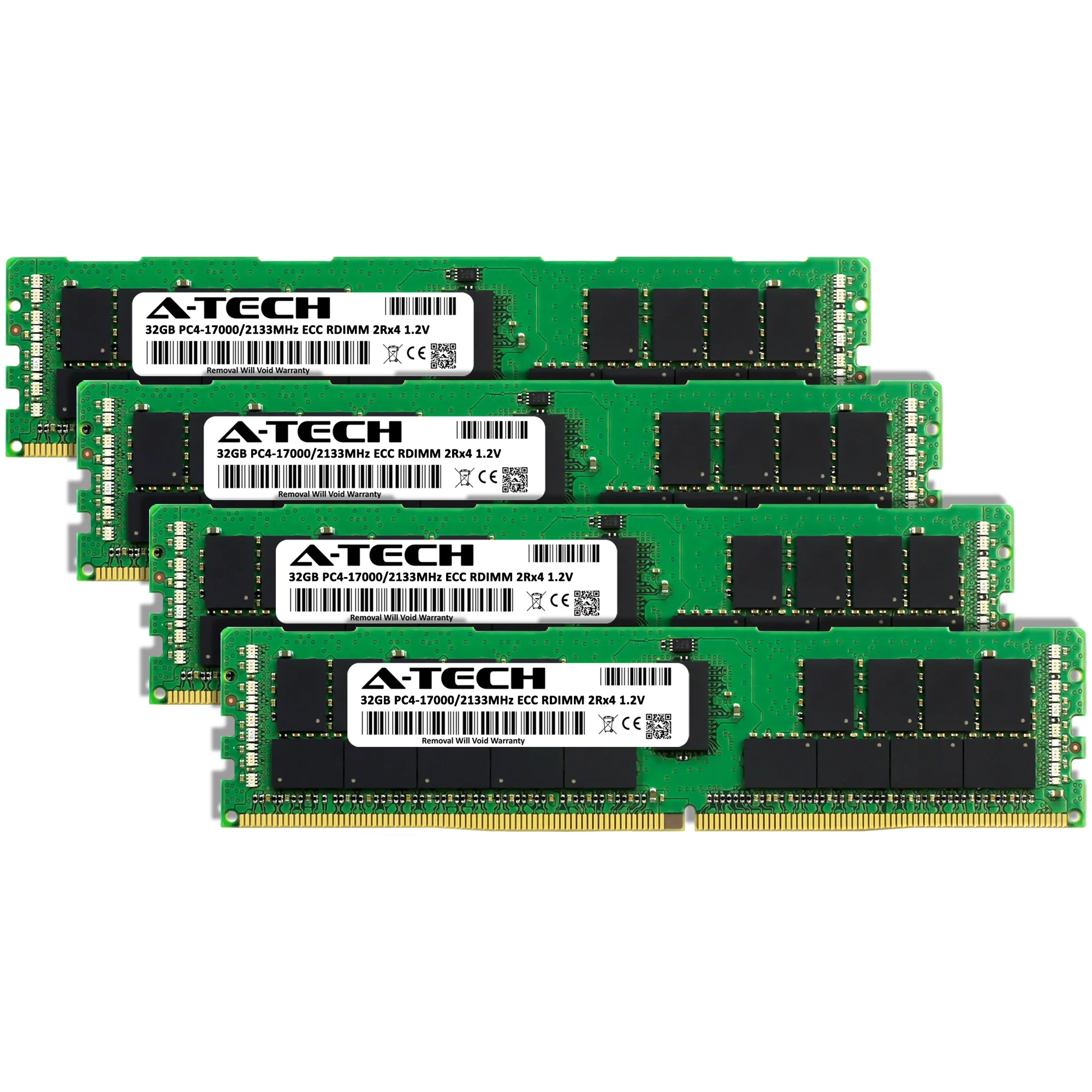 IBM Flex System x240 M5 Type 2591 Memory RAM | 128GB Kit (4x32GB) 2Rx4 DDR4 2133MHz (PC4-17000) RDIMM - Image 2