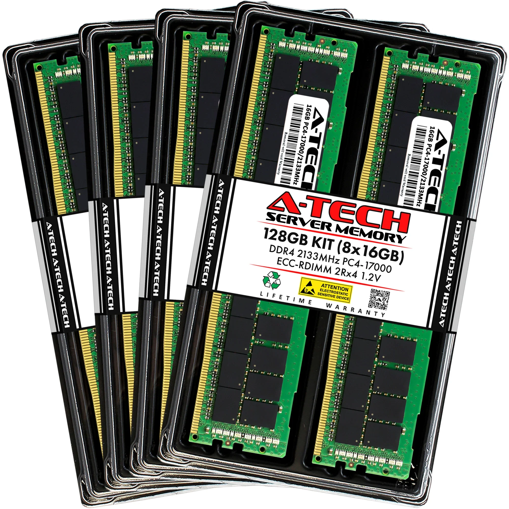 IBM System x x3500 M5 Type 5464 Memory RAM | 128GB Kit (8x16GB) 2Rx4 DDR4 2133MHz (PC4-17000) RDIMM