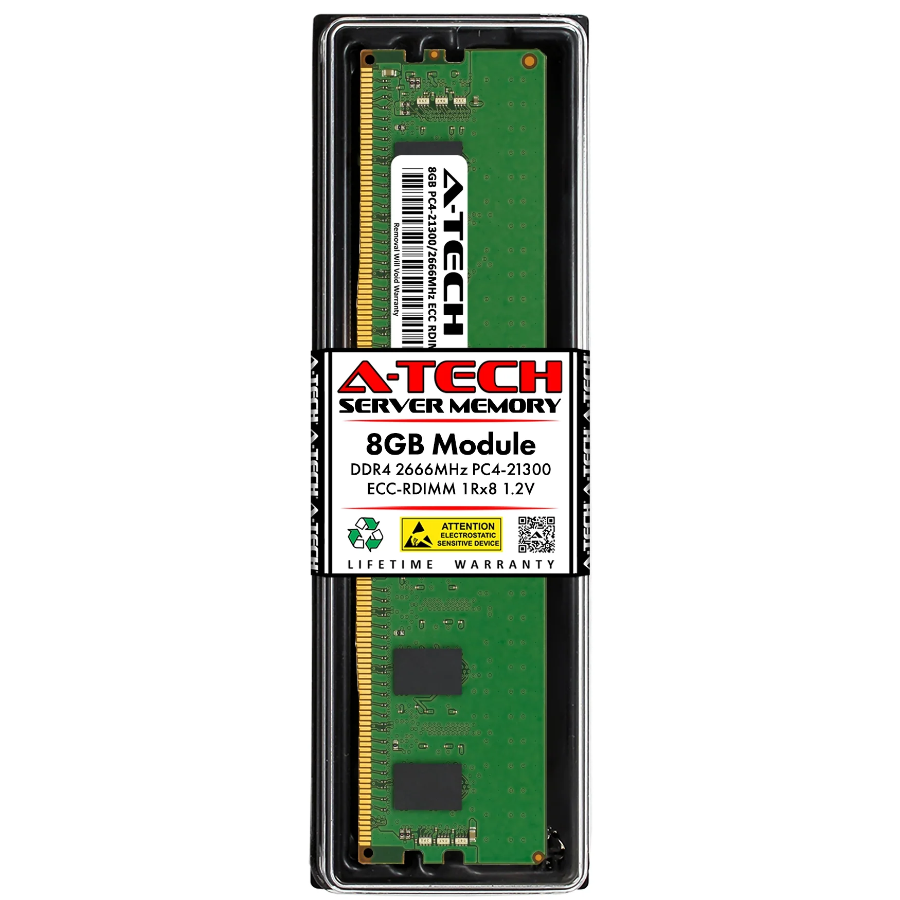 Intel Xeon E7-4850V4 Memory RAM | 8GB 1Rx8 DDR4 2666MHz (PC4-21300) RDIMM