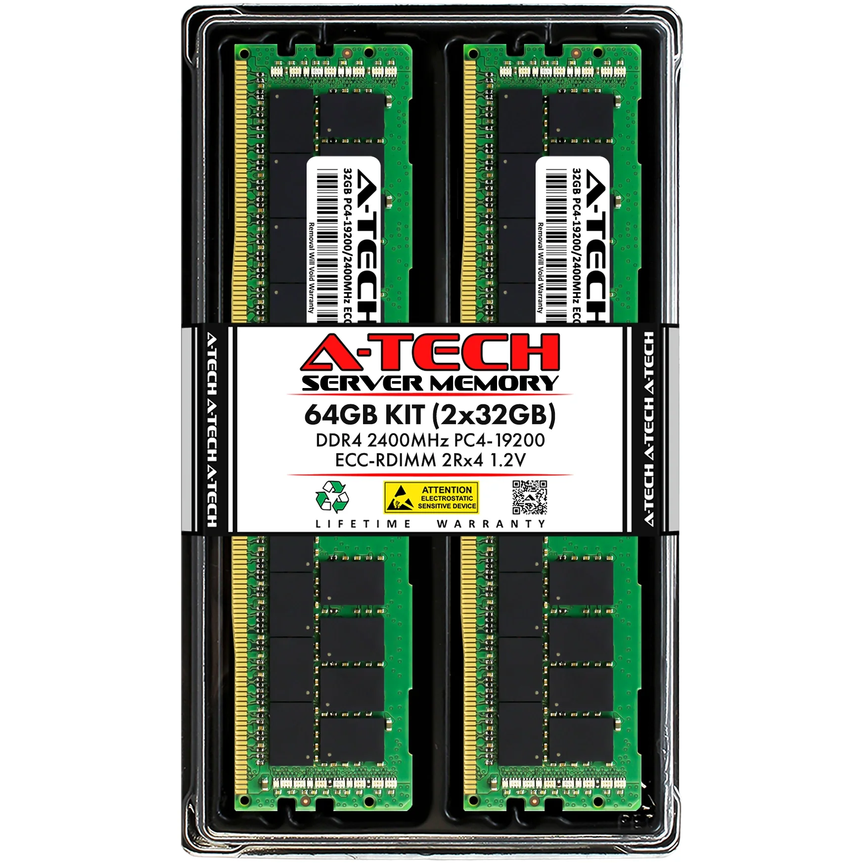 Intel Xeon E7-8893V4 Memory RAM | 64GB Kit (2x32GB) 2Rx4 DDR4 2400MHz (PC4-19200) RDIMM