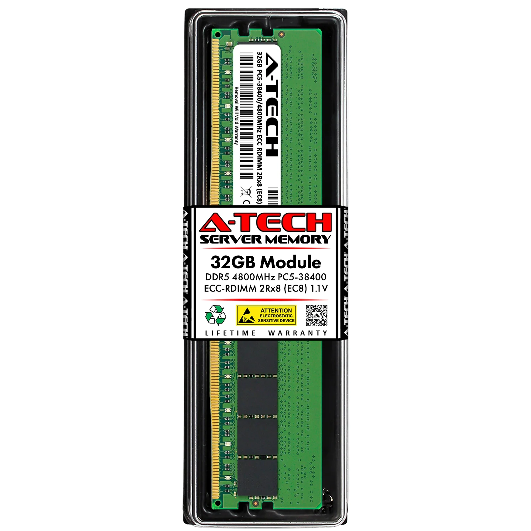 Intel Xeon Gold 6444Y Memory RAM | 32GB 2Rx8 DDR5 4800MHz (PC5-38400) EC8 RDIMM