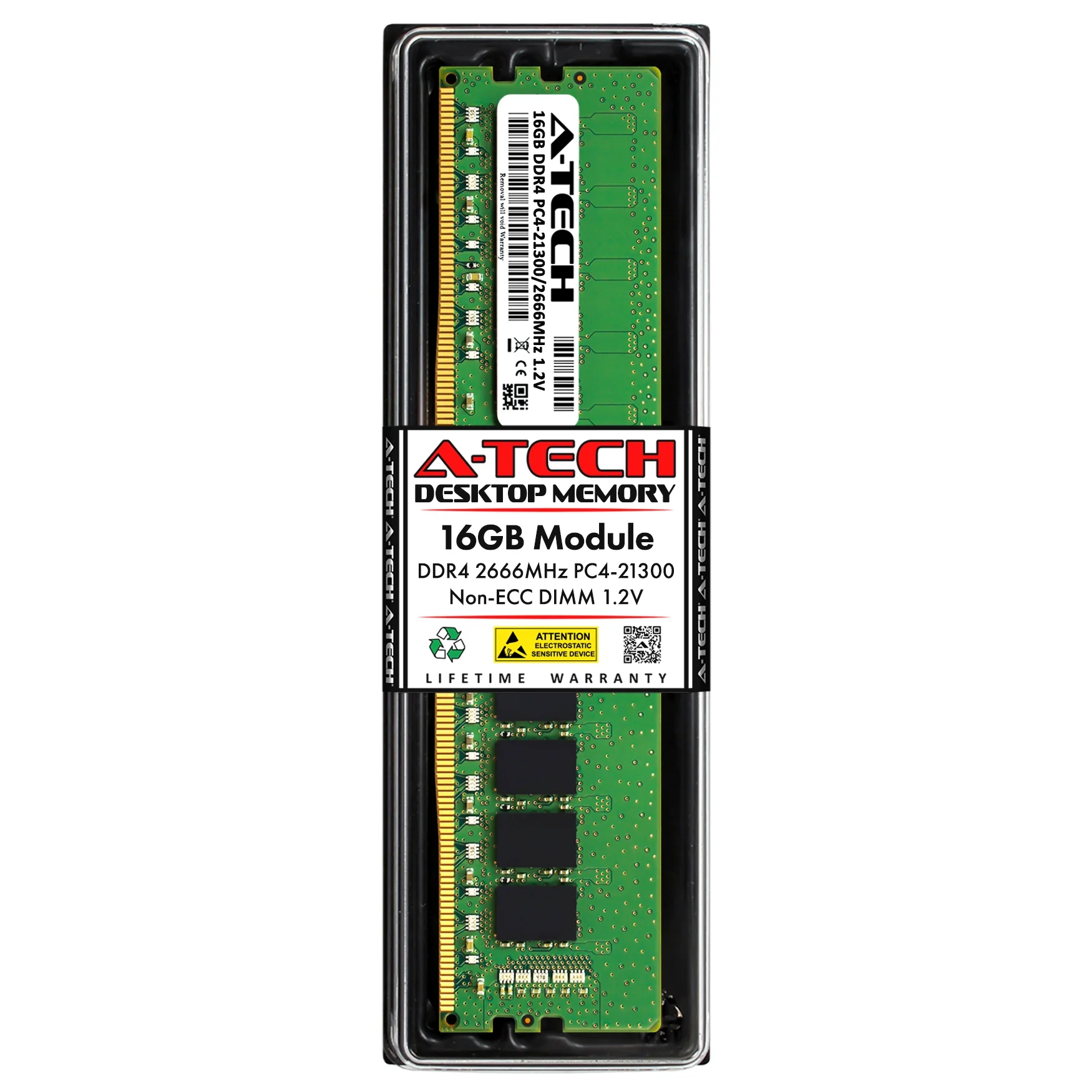 MSI H310M GAMING PLUS Memory RAM | 16GB  DDR4 2666MHz (PC4-21300) Non-ECC DIMM