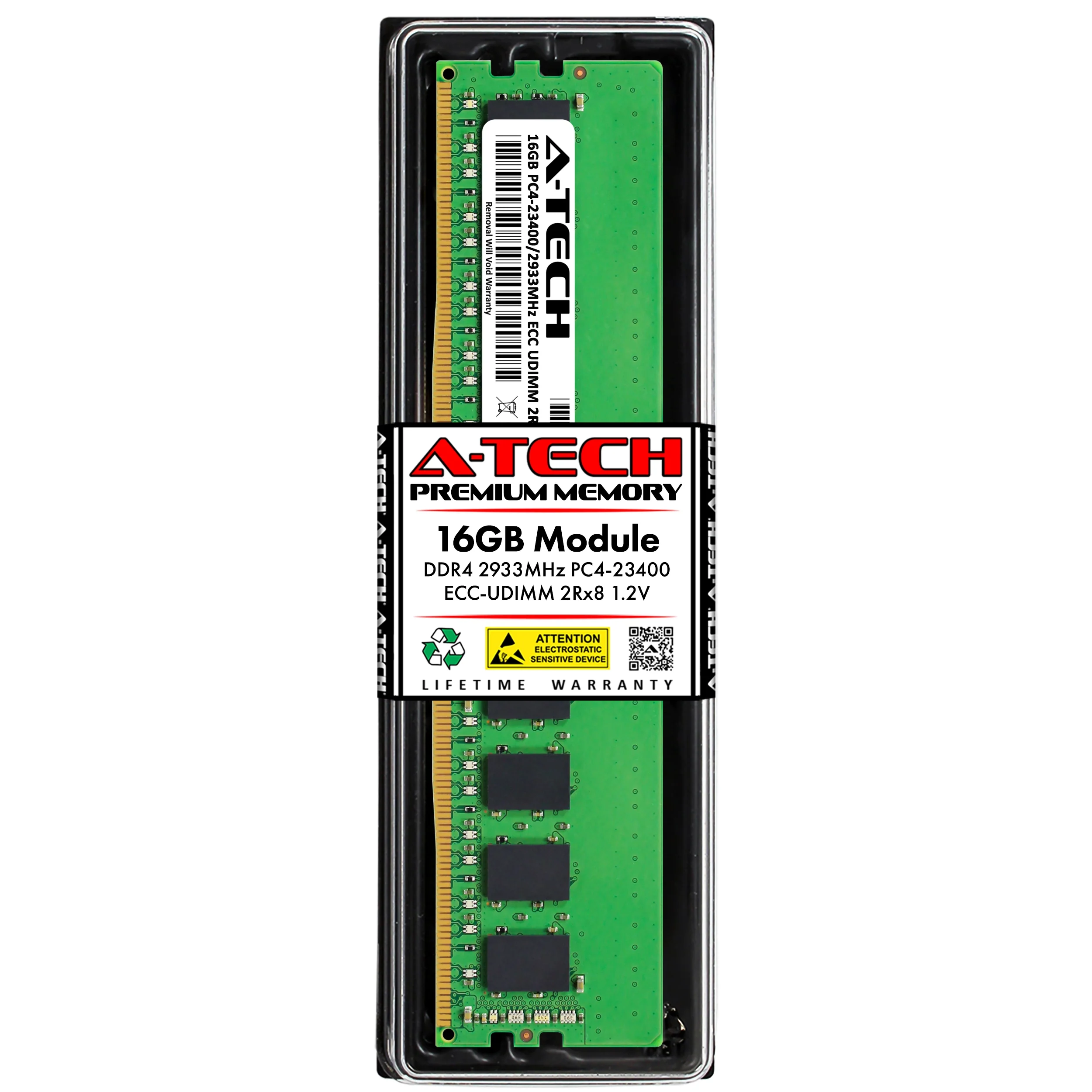 QNAP TS-1655-8G Memory RAM | 16GB 2Rx8 DDR4 2933MHz (PC4-23400) ECC UDIMM