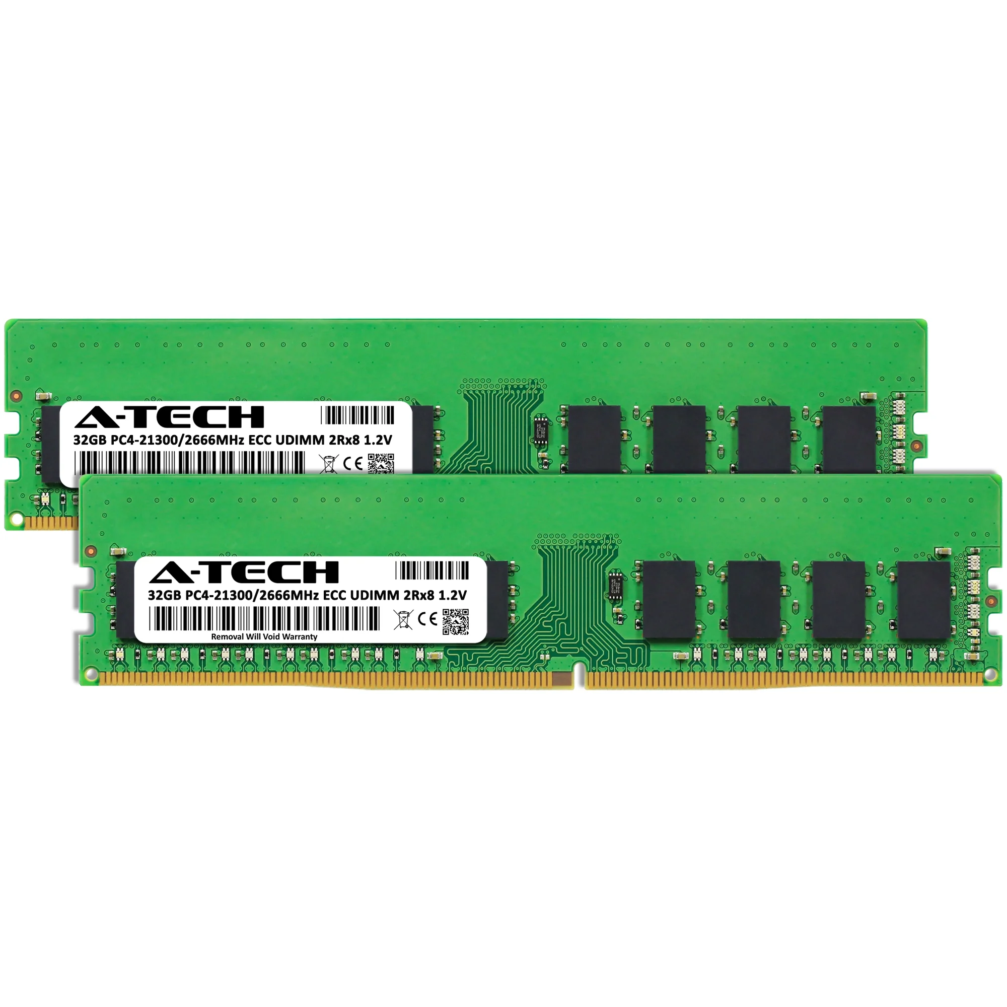 QNAP TS-h686-D1602-8G Memory RAM | 64GB Kit (2x32GB) 2Rx8 DDR4 2666MHz (PC4-21300) ECC UDIMM - Image 2