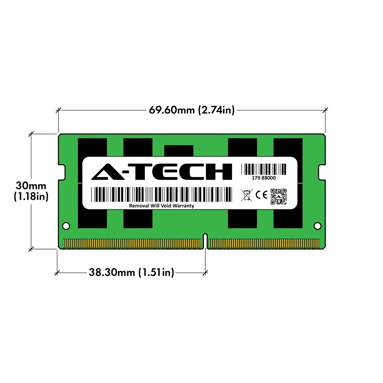 QNAP TS-h973AX-8G Memory RAM | 8GB 2Rx8 DDR4 2400MHz (PC4-19200) ECC SODIMM - Image 3