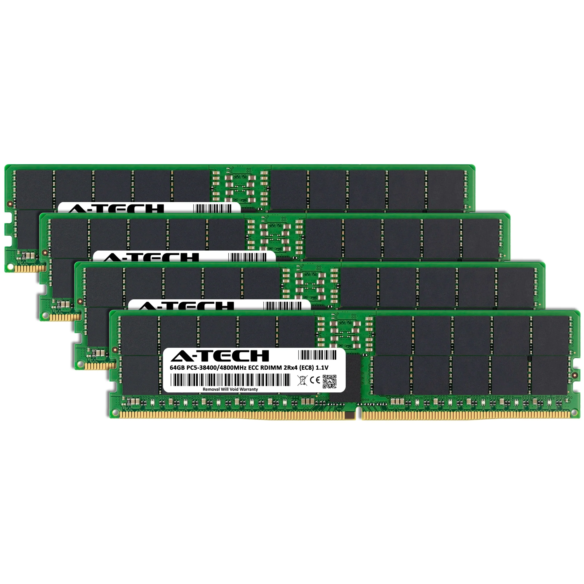 Tyan B8056T70AE26HR-2T Memory RAM | 256GB Kit (4x64GB) 2Rx4 DDR5 4800MHz (PC5-38400) EC8 RDIMM - Image 2