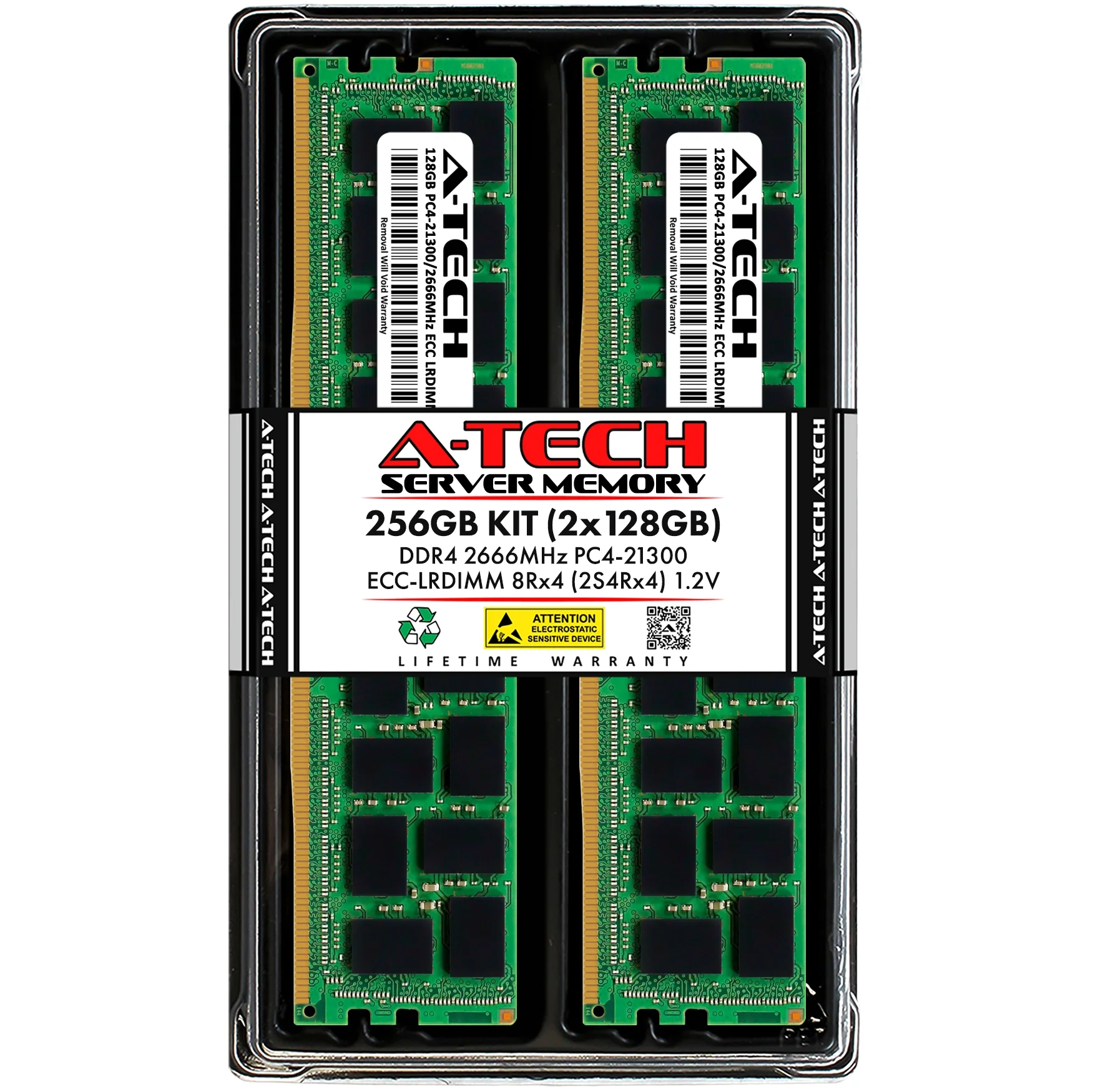 Tyan S5630GMRE Memory RAM | 256GB Kit (2x128GB) 2S4rx4 DDR4 2666MHz (PC4-21300) LRDIMM