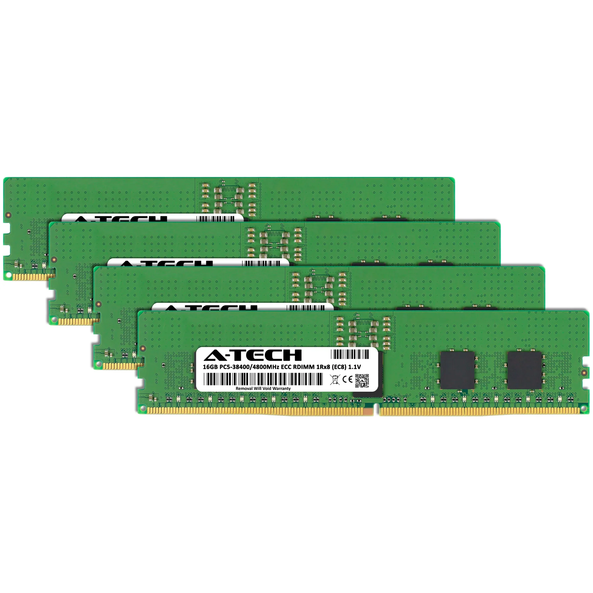 Tyan S5652AGM3NRE-2T Memory RAM | 64GB Kit (4x16GB) 1Rx8 DDR5 4800MHz (PC5-38400) EC8 RDIMM - Image 2